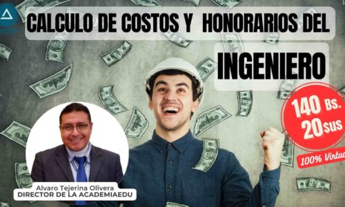 Master en “Calculo de Costos y Honorarios del Ingeniero y Arquitecto”